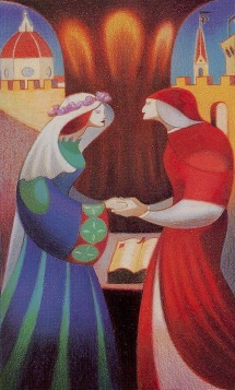 Tarotkaart 'Zes van Staven'