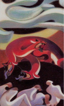 Tarotkaart 'Zes van Zwaarden'