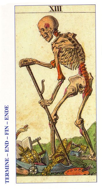 Tarotkaart 'De Dood'