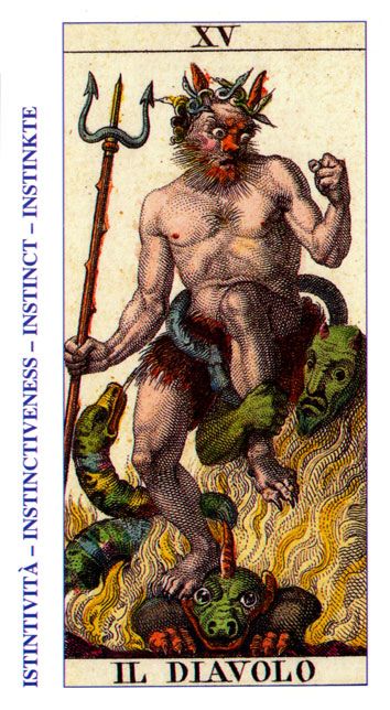 Tarotkaart 'De Duivel'