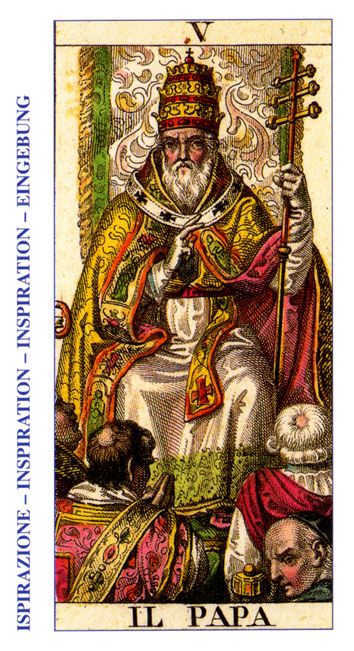 Tarotkaart 'De Hierofant'