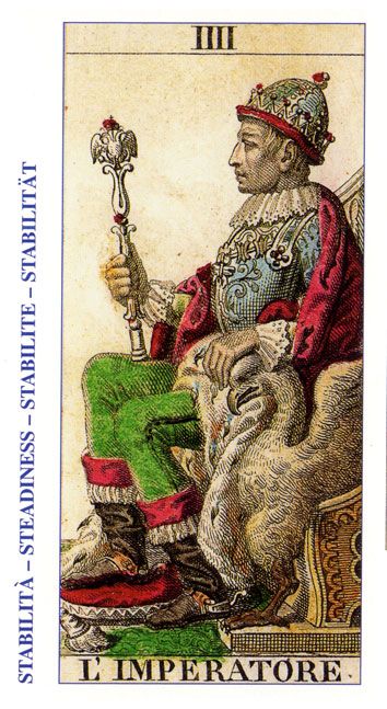 Tarotkaart 'De Keizer'