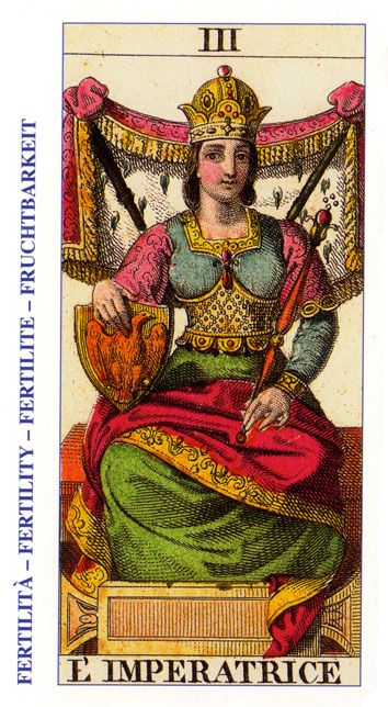 Tarotkaart 'De Keizerin'