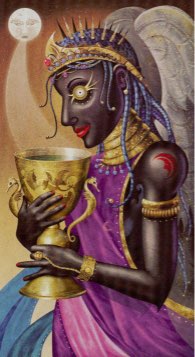 Tarotkaart 'Aas van Kelken'