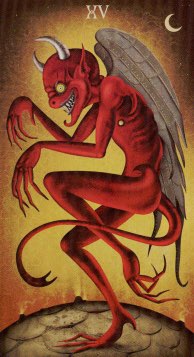 Tarotkaart 'De Duivel'