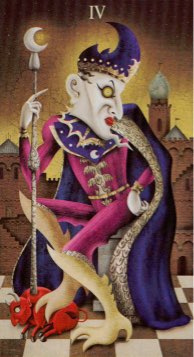 Tarotkaart 'De Keizer'