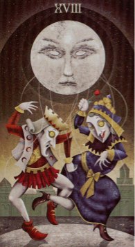 Tarotkaart 'De Maan'