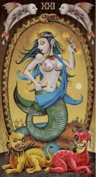 Tarotkaart 'De Wereld'