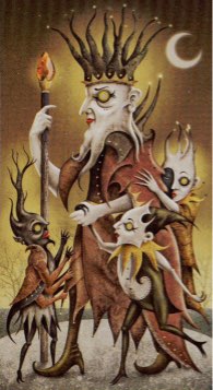 Tarotkaart 'Koning van Staven'