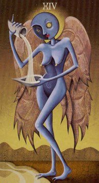 Tarotkaart 'Matigheid'