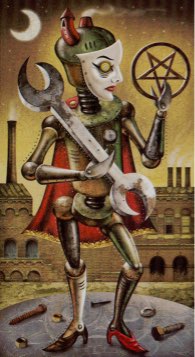 Tarotkaart 'Schildknaap van Pentagrammen'
