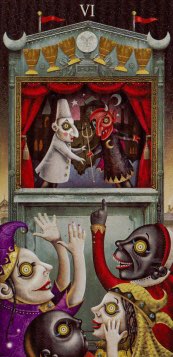 Tarotkaart 'Zes van Kelken'