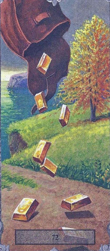 Tarotkaart 'Acht van Pentagrammen'