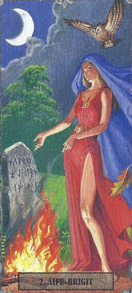 Tarotkaart 'De Hogepriesteres'