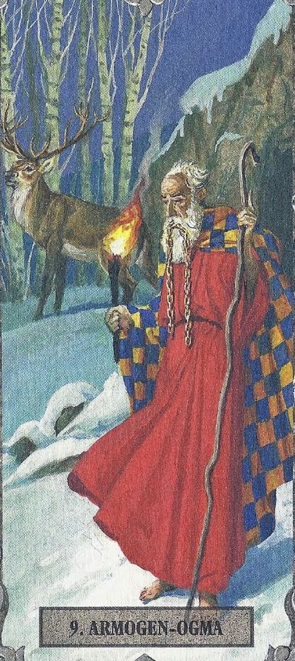 Tarotkaart 'De Kluizenaar'