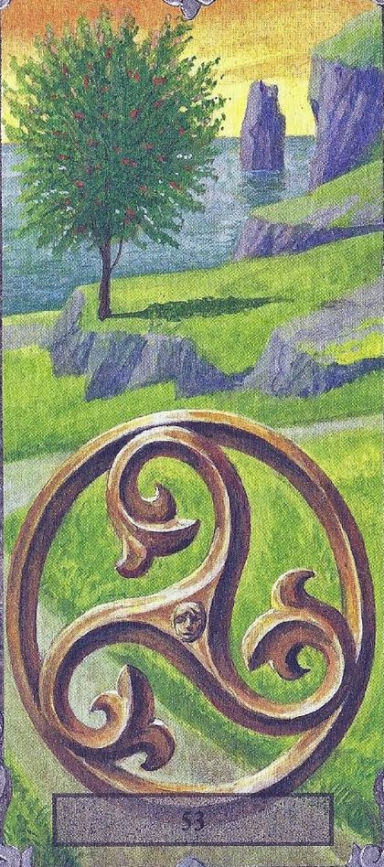 Tarotkaart 'Drie van Staven'