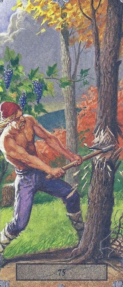 Tarotkaart 'Schildknaap van Pentagrammen'