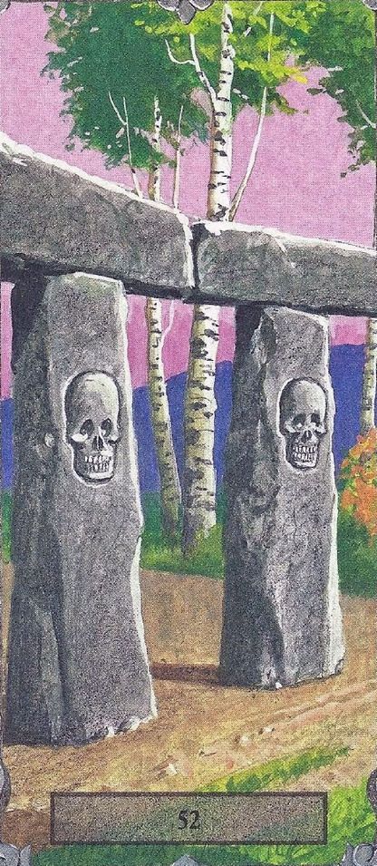 Tarotkaart 'Twee van Staven'