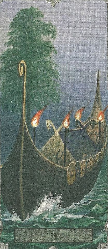 Tarotkaart 'Vier van Staven'