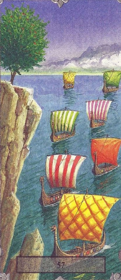 Tarotkaart 'Zeven van Staven'