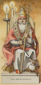 Tarotkaart 'De Hierofant'