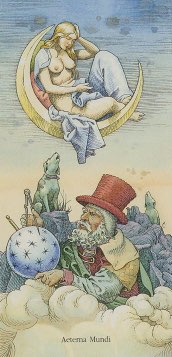 Tarotkaart 'De Maan'