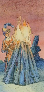 Tarotkaart 'Negen van Staven'