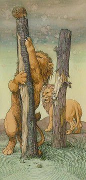 Tarotkaart 'Twee van Staven'