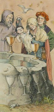 Tarotkaart 'Zes van Kelken'