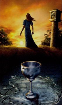 Tarotkaart 'Acht van Kelken'