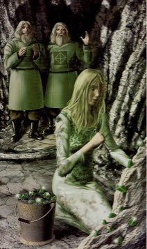 Tarotkaart 'Acht van Pentagrammen'