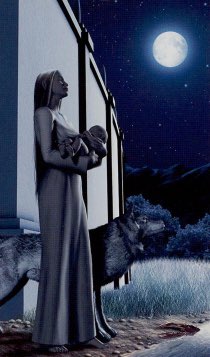 Tarotkaart 'De Maan'