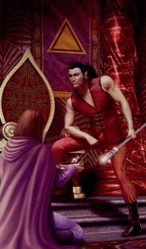 Tarotkaart 'Drie van Staven'