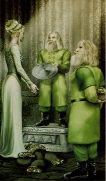 Tarotkaart 'Negen van Pentagrammen'