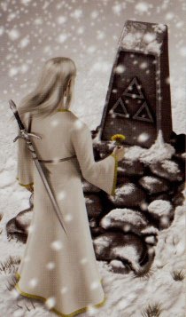 Tarotkaart 'Negen van Zwaarden'