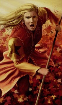 Tarotkaart 'Ridder van Staven'