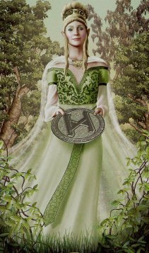 Tarotkaart 'Schildknaap van Pentagrammen'