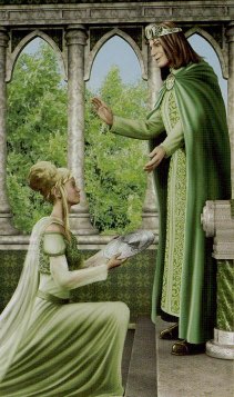 Tarotkaart 'Tien van Pentagrammen'