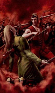 Tarotkaart 'Vijf van Staven'
