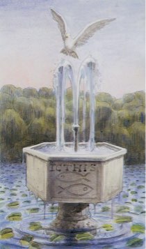 Tarotkaart 'Aas van Kelken'