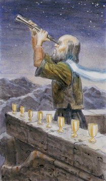 Tarotkaart 'Acht van Kelken'