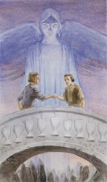 Tarotkaart 'Negen van Kelken'