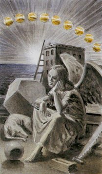 Tarotkaart 'Negen van Pentagrammen'