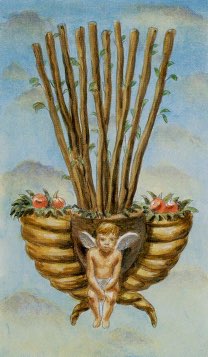 Tarotkaart 'Negen van Staven'