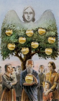 Tarotkaart 'Tien van Pentagrammen'