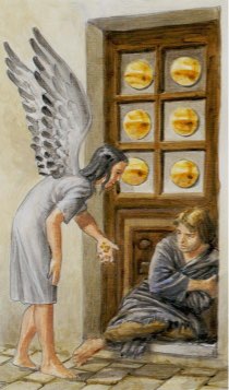 Tarotkaart 'Zes van Pentagrammen'