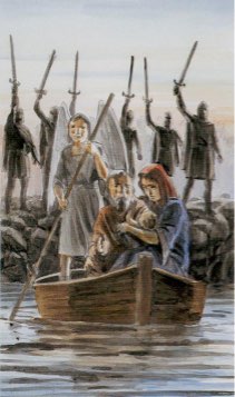 Tarotkaart 'Zes van Zwaarden'