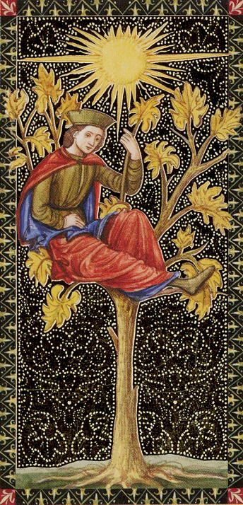 Tarotkaart 'Aas van Staven'