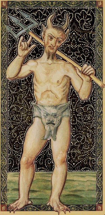 Tarotkaart 'De Duivel'