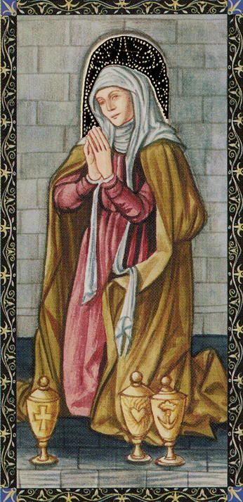 Tarotkaart 'Drie van Kelken'